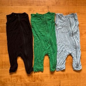 3 Kyte baby zip rompers 12-18 months